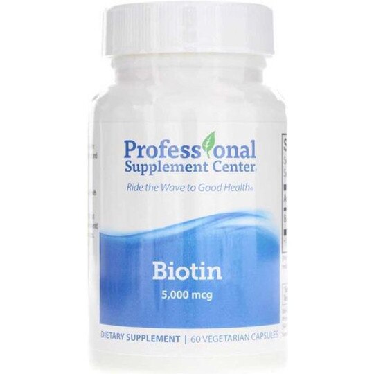 Biotin 5000 Mcg, 60 Veg Capsules, PSC