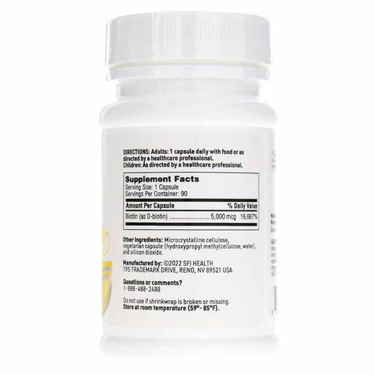 Biotin, 90 Veg Capsules, KL