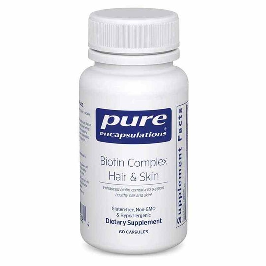 Biotin Complex Hair & Skin, 60 Capsules, PEC