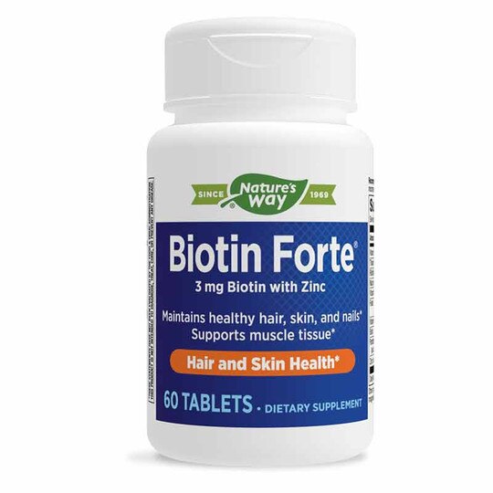 Biotin Forte with Zinc, 60 Tablets, NWA