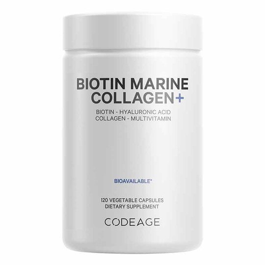 Biotin Marine Collagen, 120 Capsules, CDE