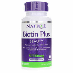 Biotin Plus Lutein 5,000 Mcg Extra Strength