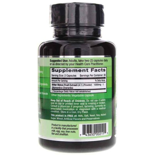 Bitter Melon, 60 Veg Capsules, EMD