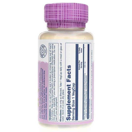 Bitter Melon Fruit Extract 500 Mg 10%, 30 Veg Capsules, SLR