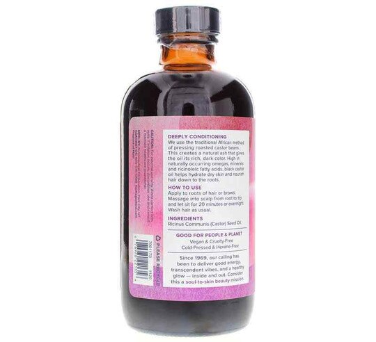 Black Castor Oil, 8 Oz, HRS