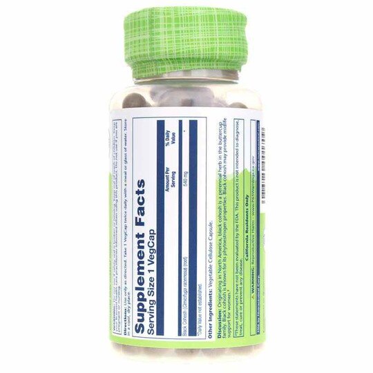 Black Cohosh 540 Mg, 100 Veg Capsules, SLR