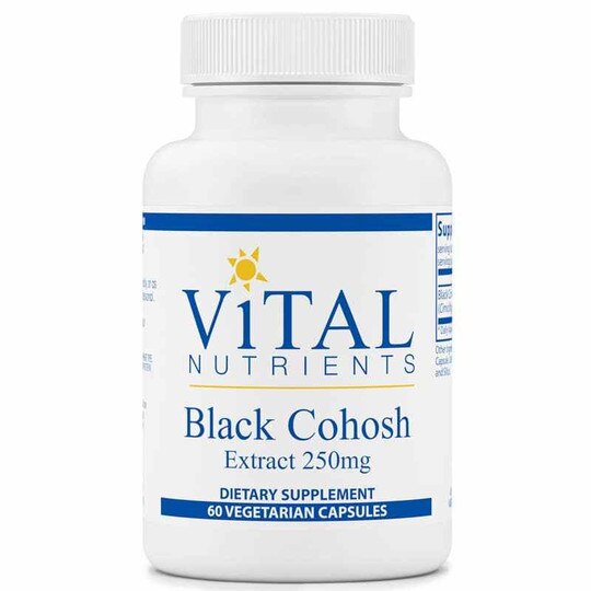 Black Cohosh Extract 250 Mg, 60 Veg Capsules, VTN