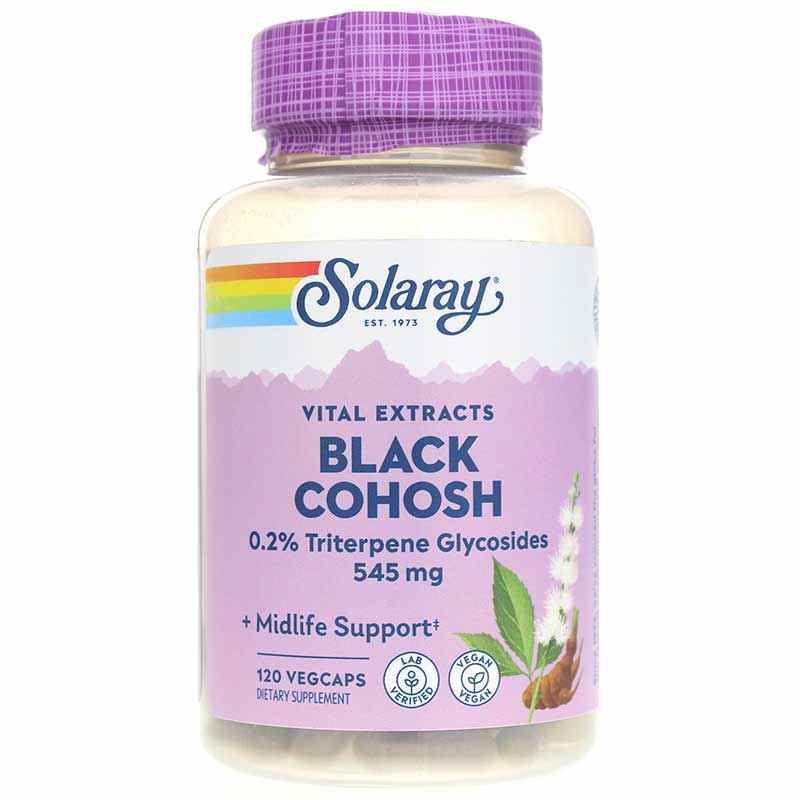 Black Cohosh Root & Extract 545 Mg, Solaray