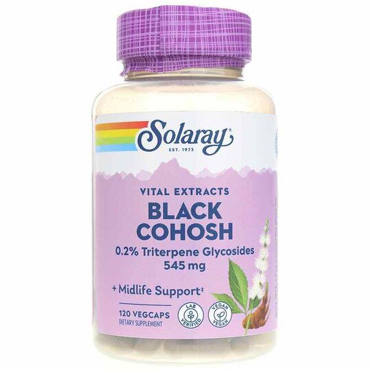 Black Cohosh Root & Extract 545 Mg, 120 Veg Capsules, SLR
