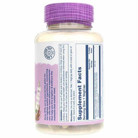 Black Cohosh Root & Extract 545 Mg, 120 Veg Capsules, SLR