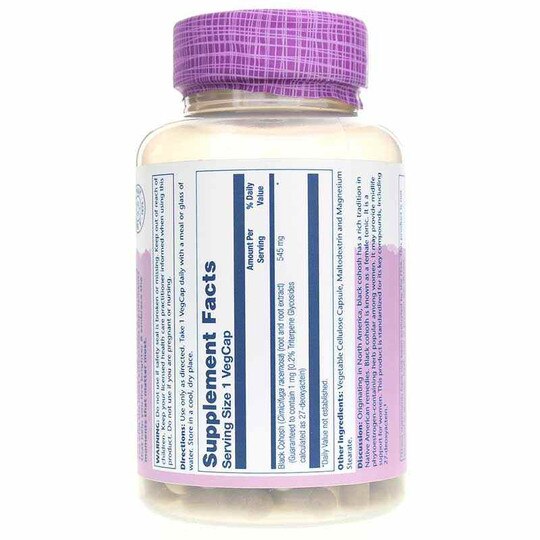 Black Cohosh Root & Extract 545 Mg, 120 Veg Capsules, SLR