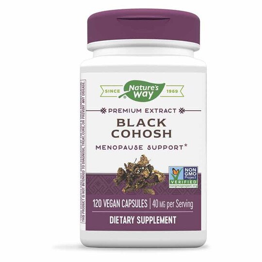 Black Cohosh Standardized, 120 Veg Capsules, NWA