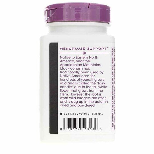 Black Cohosh Standardized, 120 Veg Capsules, NWA