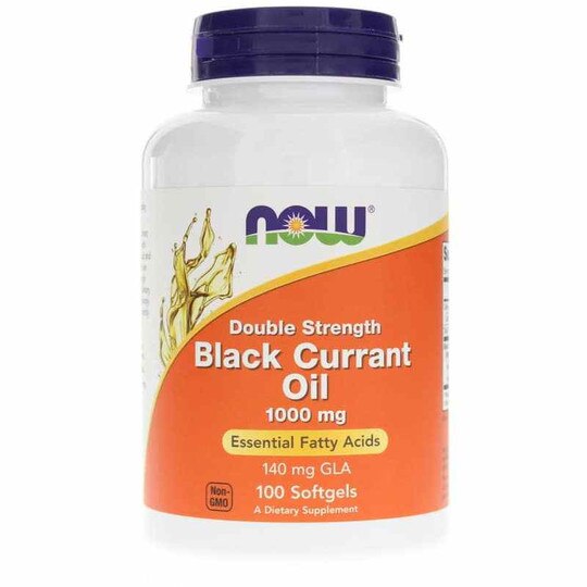 Black Currant Oil 1000 Mg, 100 Softgels, NOW