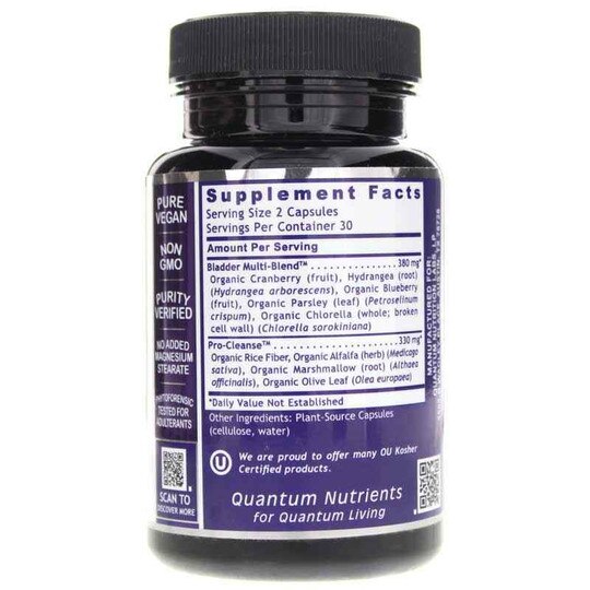 Bladder Support, 60 Veg Capsules, QNL