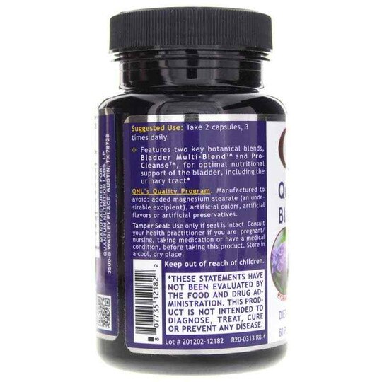 Bladder Support, 60 Veg Capsules, QNL