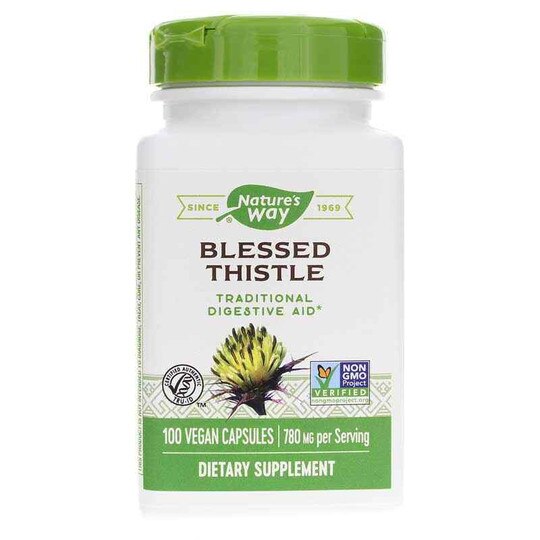Blessed Thistle, 100 Veg Capsules, NWA