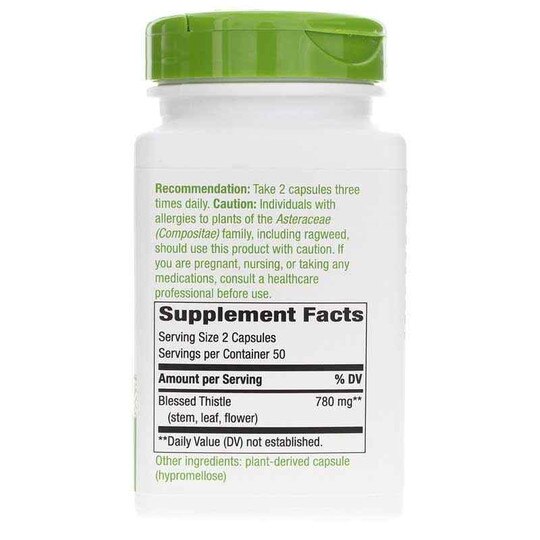 Blessed Thistle, 100 Veg Capsules, NWA