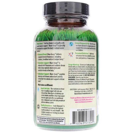 Bloat-Away, 60 Liquid Softgels, IRN