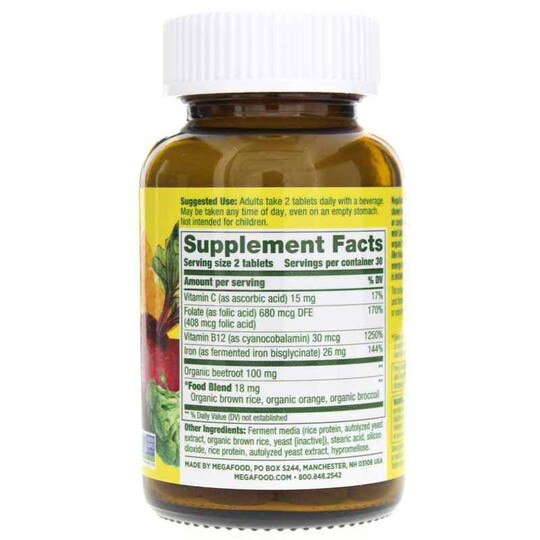 Blood Builder Iron Minis, 60 Tablets, MGF
