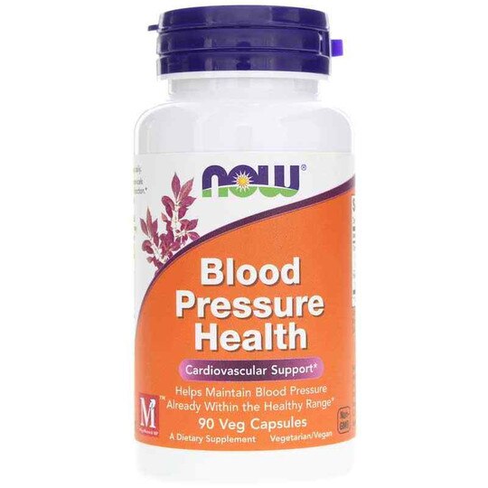 Blood Pressure Health, 90 Veg Capsules, NOW