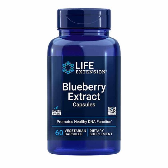 Blueberry Extract, 60 Veg Capsules, LFE
