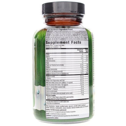 Body Fat Diet System-Six RED, 72 Liquid Softgels, IRN