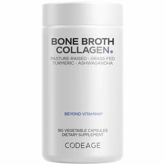 Bone Broth Collagen, 180 Capsules, CDE