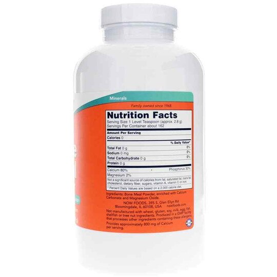Bone Meal Powder, 1 Lbs, NOW