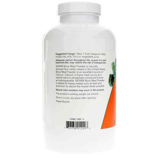 Bone Meal Powder, 1 Lbs, NOW