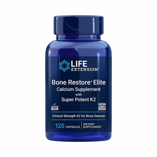 Bone Restore Elite with Super Potent K2, 120 Capsules, LFE