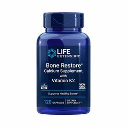 Bone Restore* Calcium Supplement with Vitamin K2, 120 capsules