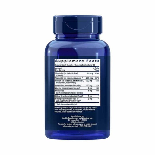 Bone Restore with Vitamin K2, 120 Capsules, LFE