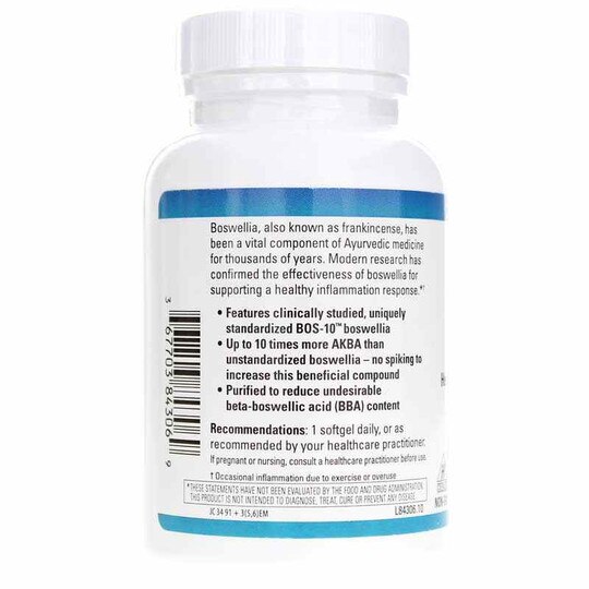 BosPro Boswellia 500 Mg, 60 Softgels, EUMD