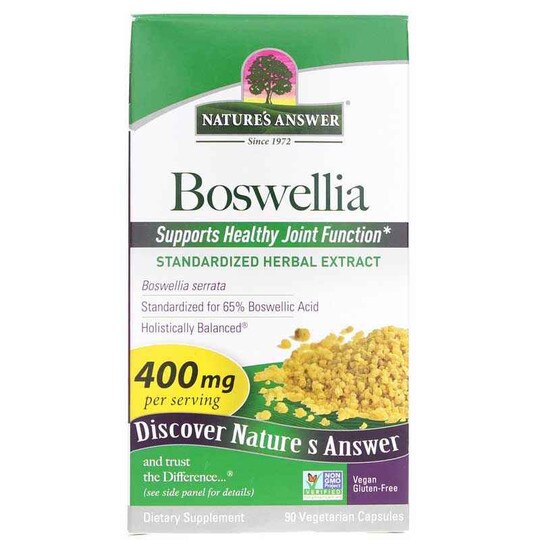 Boswellia Standardized Extract, 90 Veg Capsules, NAN