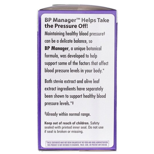 BP Manager, 90 Tablets, NWA