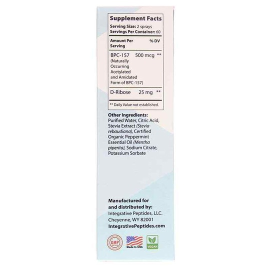 Oral Bpc-157 With Or Without Food BPC-157 Pure Oral Spray, Integrative Peptides