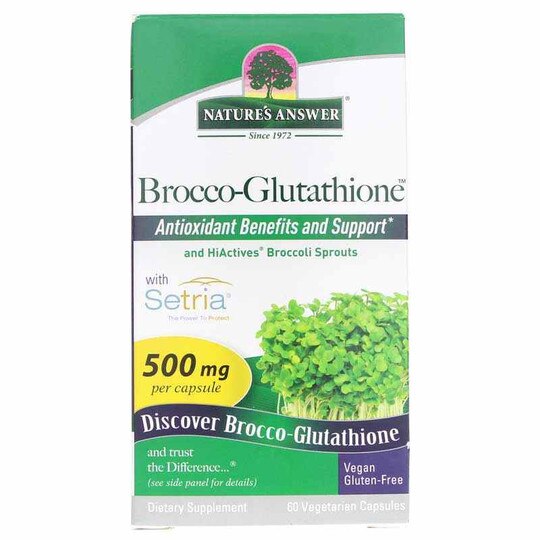 Brocco-Glutathione, 60 Veg Capsules, NAN