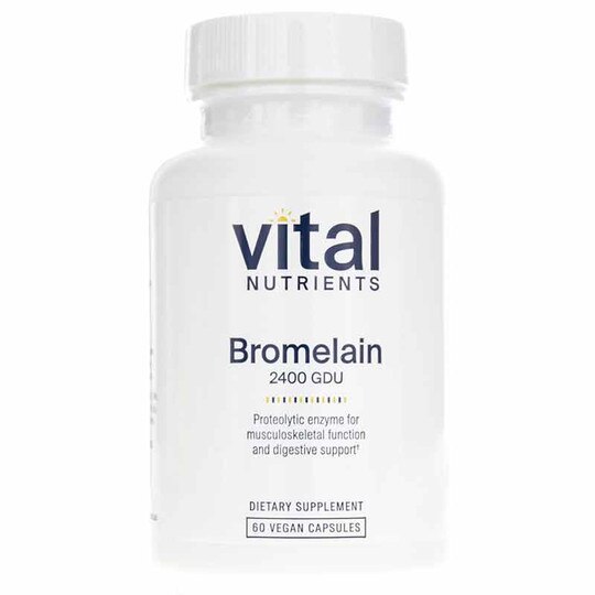 Bromelain 2400 GDU, 60 Veg Capsules, VTN