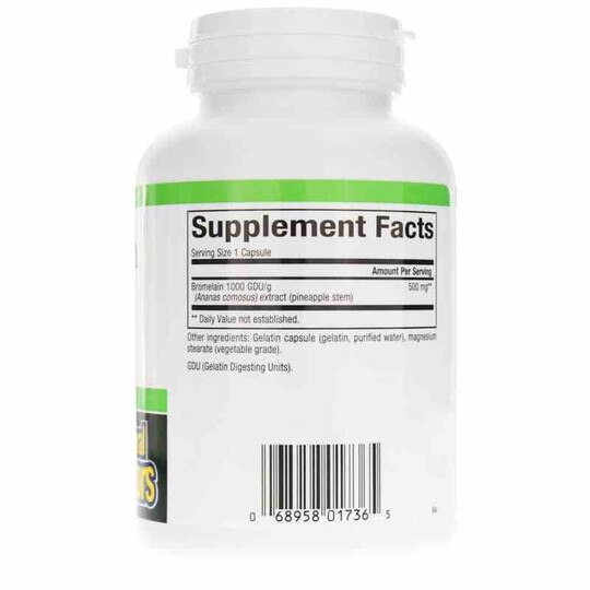 Bromelain 500 Mg, 180 Capsules, NF