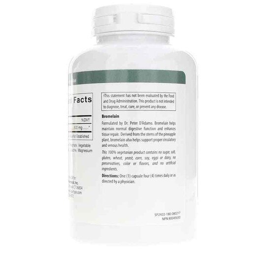 Bromelain, 180 Veg Capsules, DAPN