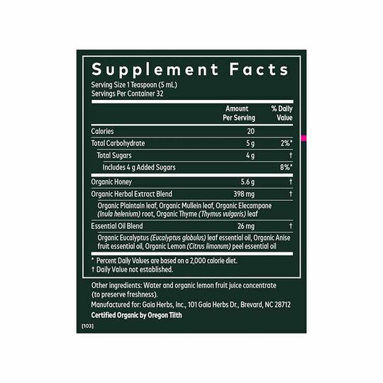 Bronchial Wellness Syrup, 5.4 Oz, GH