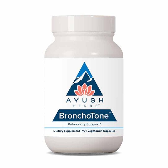 BronchoTone Pulmonary Support, 90 Veg Capsules, AY
