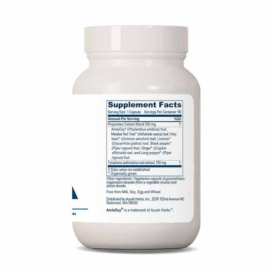 BronchoTone Pulmonary Support, 90 Veg Capsules, AY