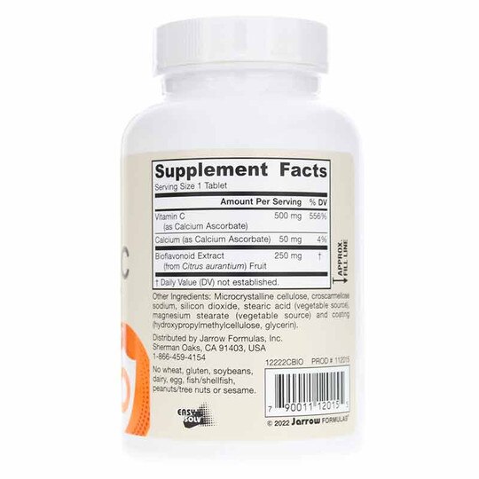 Buffered Vitamin C + Citrus Bioflavonoids, 100 Tablets, JRF