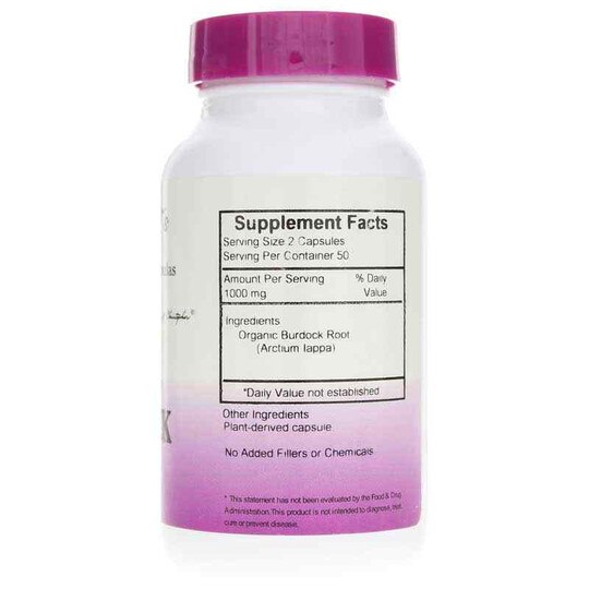 Burdock Root, 100 Veg Capsules, DRC