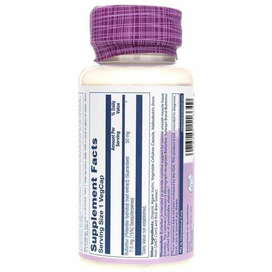 Butterbur Root Extract 50 Mg, Alkaloid Free Formula, 60 Veg Capsules, SLR