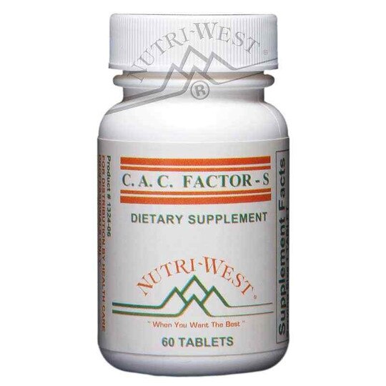 C.A.C. Factor-S, 60 Tablets, NWE