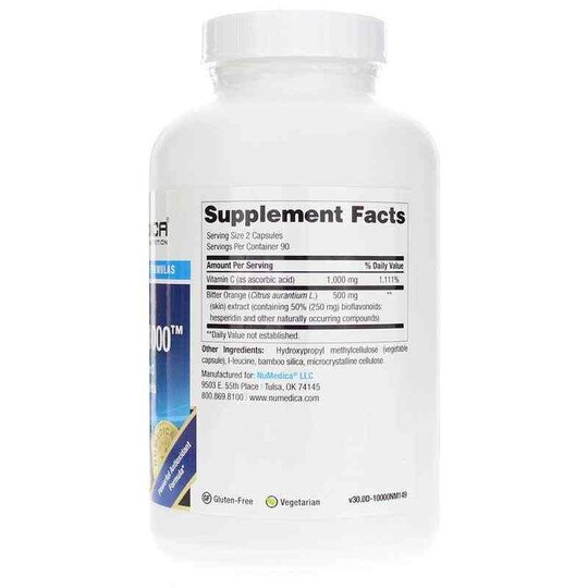 C-Bioflav 1000, 180 Veg Capsules, NUM
