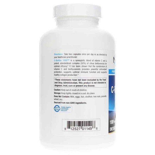 C-Bioflav 1000, 180 Veg Capsules, NUM